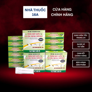 PHẤN DIỆT KIẾN & CÔN TRÙNG VIPESCO - HỘP NHỎ 2 CÂY - DIỆT KIẾN SỐ 1 VIỆT NAM - AN TOÀN KHI SỬ DỤNG