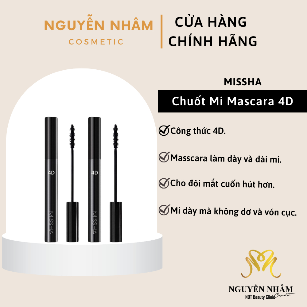Chuốt mi Missha The Style 4D Mascara