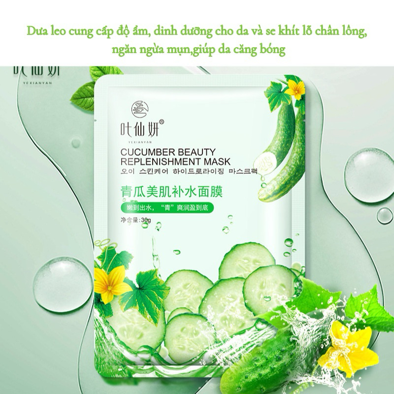 Mặt nạ trái cây cấp ẩm sâu, trắng da, bổ sung collagen, ngừa lão hoá