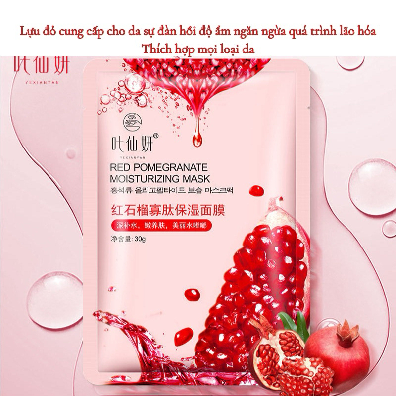 Mặt nạ trái cây cấp ẩm sâu, trắng da, bổ sung collagen, ngừa lão hoá