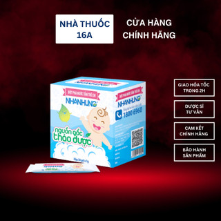 BỘT PHA NƯỚC TẮM NHÂN HƯNG - HỖ TRỢ GIẢM RÔM SẢY, CHÀM SỮA - AN TOÀN CHO BÉ