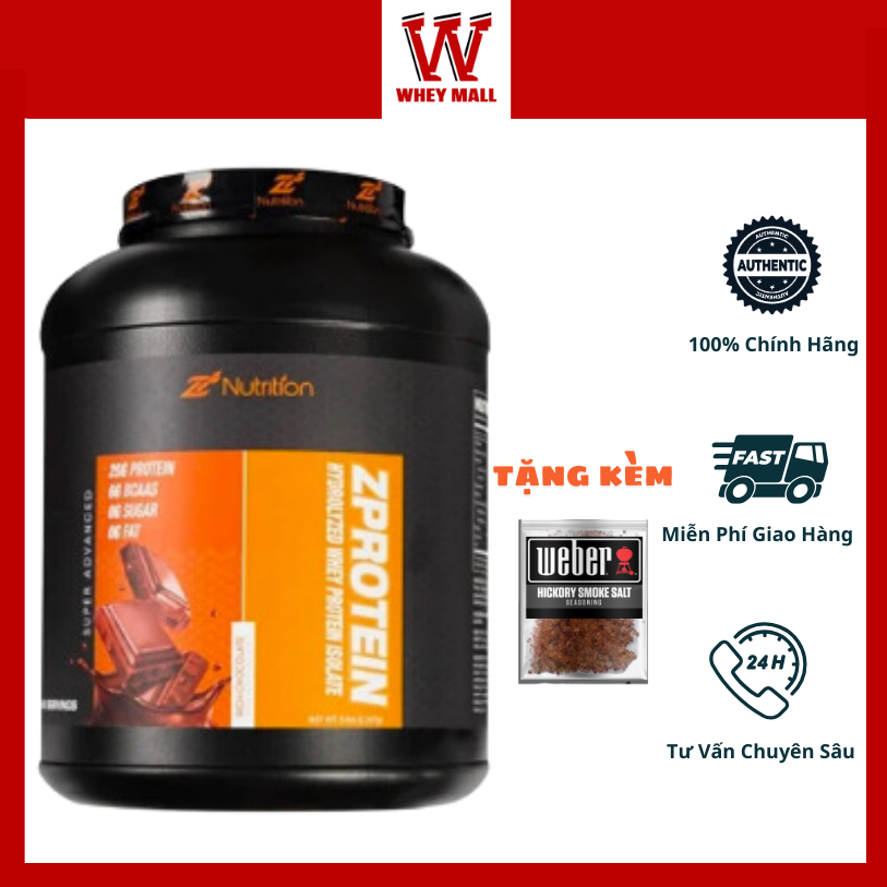 ZNutritions ZProtein Whey Hydrolyzed 5LBS - Sữa Hỗ Trợ Tăng Cơ Hấp Thụ Nhanh Z protein