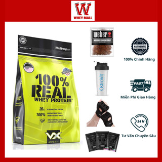 VitaXtrong 100% Real Whey Protein 2Lbs - Hỗ Trợ Tăng Cơ Bổ Sung Vitamin Khoáng Chất REAL WHEY 2Lbs