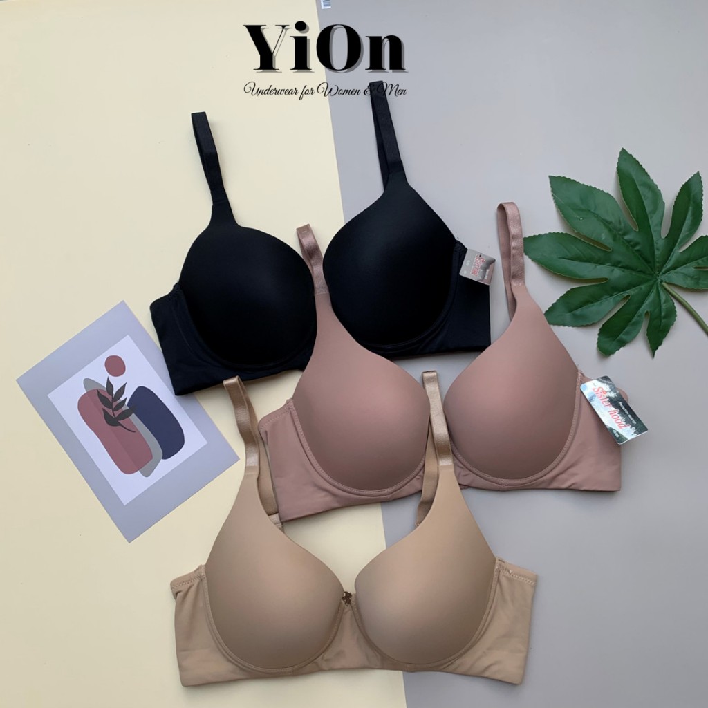 Áo ngực nữ bigsize cup C, D không mút có gọng quả to bản lưng che ngấn mỡ T826 YiOn Underwear