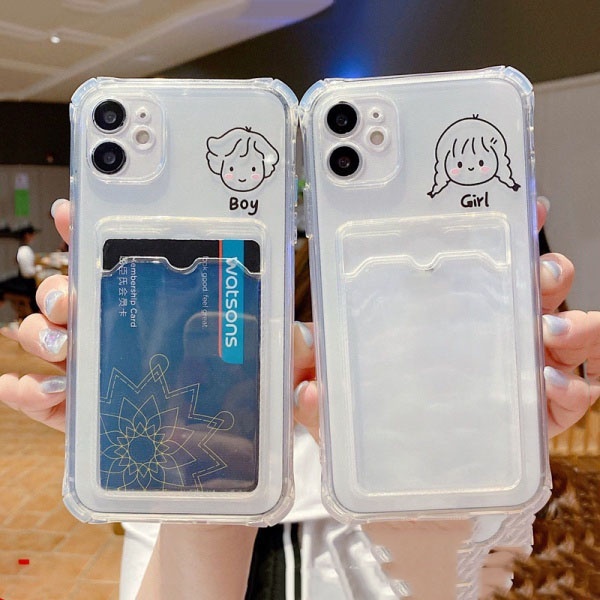 Ốp lưng iPhone Ví Trong suốt cho Iphone 6/6s/7/8/x/xr/xs/11/12/13/14/15/pro/max - ct1501