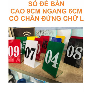 Số để bàn cà phê, cafe , trà sữa, quán ăn, nhà hàng.