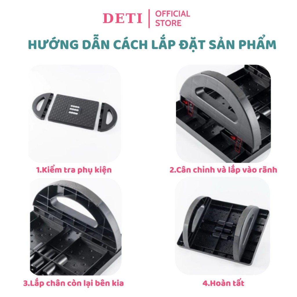 Ghế gác chân massage, Ghế kê chân Công Thái Học cho dân văn phòng, sinh viên, Ghế gaming mát xa thư giãn, giảm stress