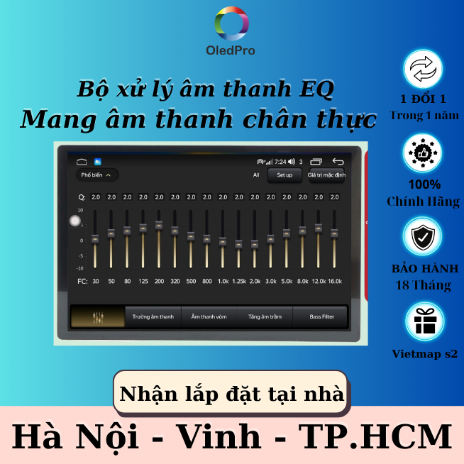 Màn Hình Android Ô TÔ DC 13 Inch Liền Camera 360 | Hàng Cao Cấp, Bảo Hành 2 Năm