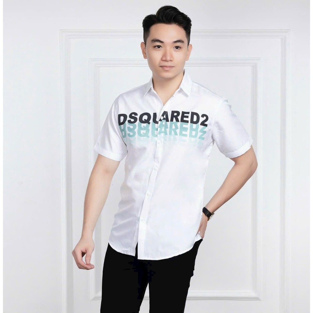 Áo Sơ Mi Nam Thêu Chữ 3D Sang Trọng Lịch Lãm Hót Nhất hiện nay