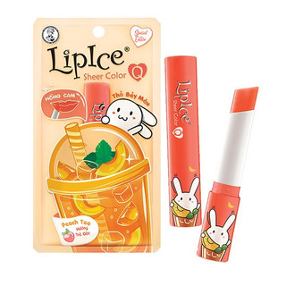 [hồng cam] Son lipice Sheer Color dưỡng ẩm chuyển màu Hồng Cam (thỏ bảy màu)