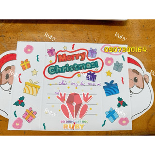 Sản phẩm tô màu Noel - Đồ dùng dạy học Ruby