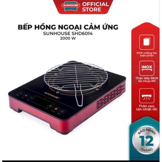 |CHÍNH HÃNG| Bếp điện hồng ngoại cảm ứng SUNHOUSE SHD6014 - Bảo hành 12 tháng chính hãng