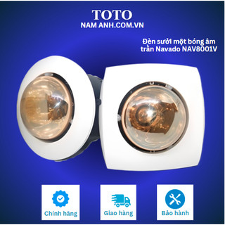 Đèn sưởi nhà tắm một bóng âm trần Navado NAV6010V bảo hành chính hãng 5 năm.