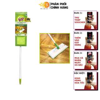 Cây lau nhà đa năng  cao cấp Scotch-Brite 3M LN-DN - thấm hút, siêu sạch, siêu bền
