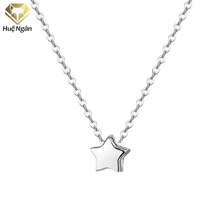 Dây chuyền bạc Ý 925 Huệ Ngân - Ngôi sao may mắn PP1508