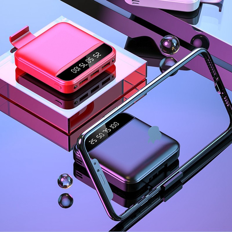 Sạc Dự Phòng 20000mAh Tích Hợp 4 Cổng Sạc - Pin Dự Phòng Mini Màn Hình Led Bảo Hành 6 Tháng