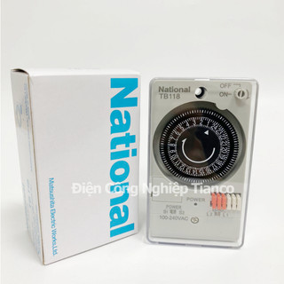 Đồng hồ hẹn giờ TB118N National - Timer National TB118N Công tắc hẹn giờ cơ