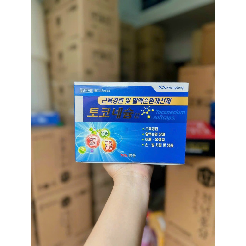 Viên Uống Giảm Tê Bì Chân Tay Kwangdong Hàn Quốc Hộp 120 Viên