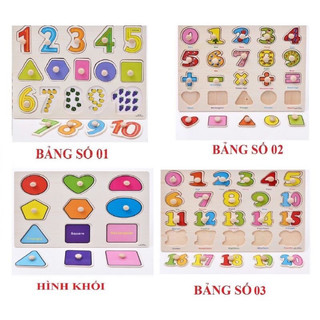Bảng học núm gỗ