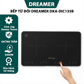 Bếp từ dương đôi dreamer chống tràn dka-dic135b - dka-dic135g - giao màu ngẫu nhiên - bảo hành 12 tháng