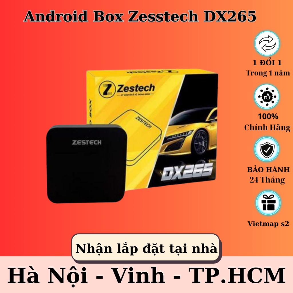 Bộ Android Box Zestech DX265 / DX14 PRO Vietmap S2 [ TẶNG CAMERA HÀNH TRÌNH ] Dành Cho Ô Tô - Bản Mới Nhất