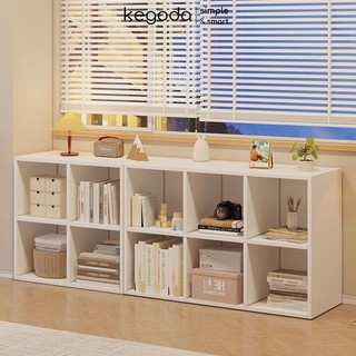 Kệ Sách Gỗ Tổ Ong 4 Ô 60x60x24cm KGD32 Thương Hiệu KEGODA