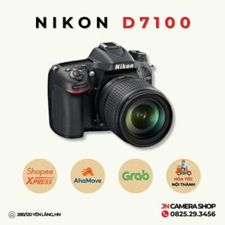 Bộ máy ảnh Nikon D7100 kèm ống kính Nikon DX AF-S NIKKOR 18-55mm F3.5-5.6 mạnh mẽ, chuyên nghiệp