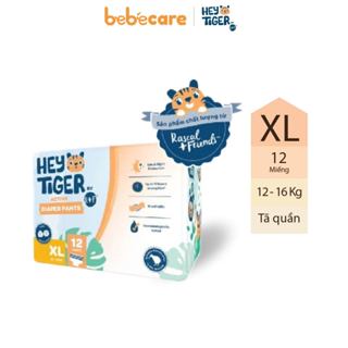 Tã Quần Hey Tiger Size XL 12 Miếng (13 - 18 Kg)