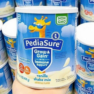 mẫu mới 400g SỮA BỘT PEDIASURE GROW AND GAIN HƯƠNG VANI MỸ