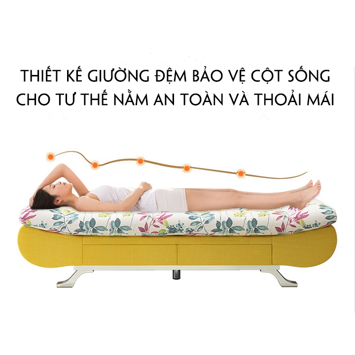 Ghế Sofa Bed Đa Năng Ngăn Chứa Đồ Tiện Lợi - Sofa Bed Family Happy Điều  Thoải Mái Kích Thước 186x118x27cm