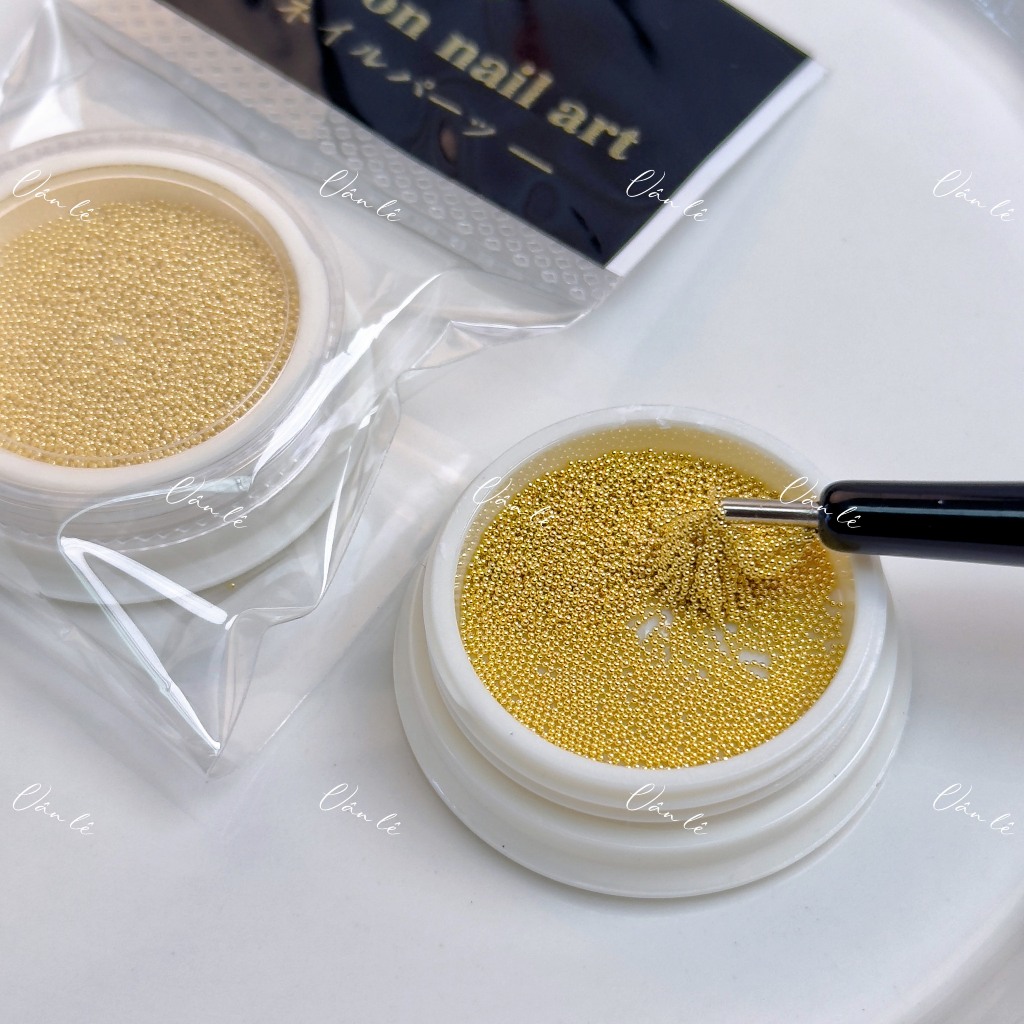 Bi sắt bạc Loại Mini 0,4mm Bằng Thép Không Gỉ Trang Trí Móng Tay Nail