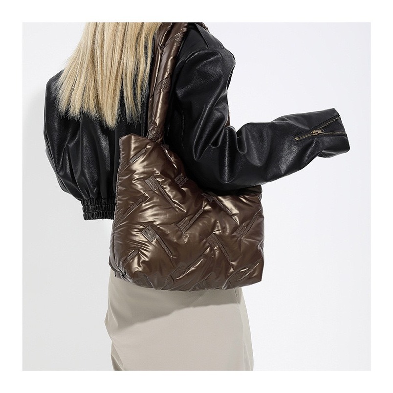 Túi tote béo màu lạ mã mới -tramcalm