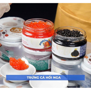Trứng cá hồi Nga 220g (tặng kèm wasabi, nước tương  ăn kèm)