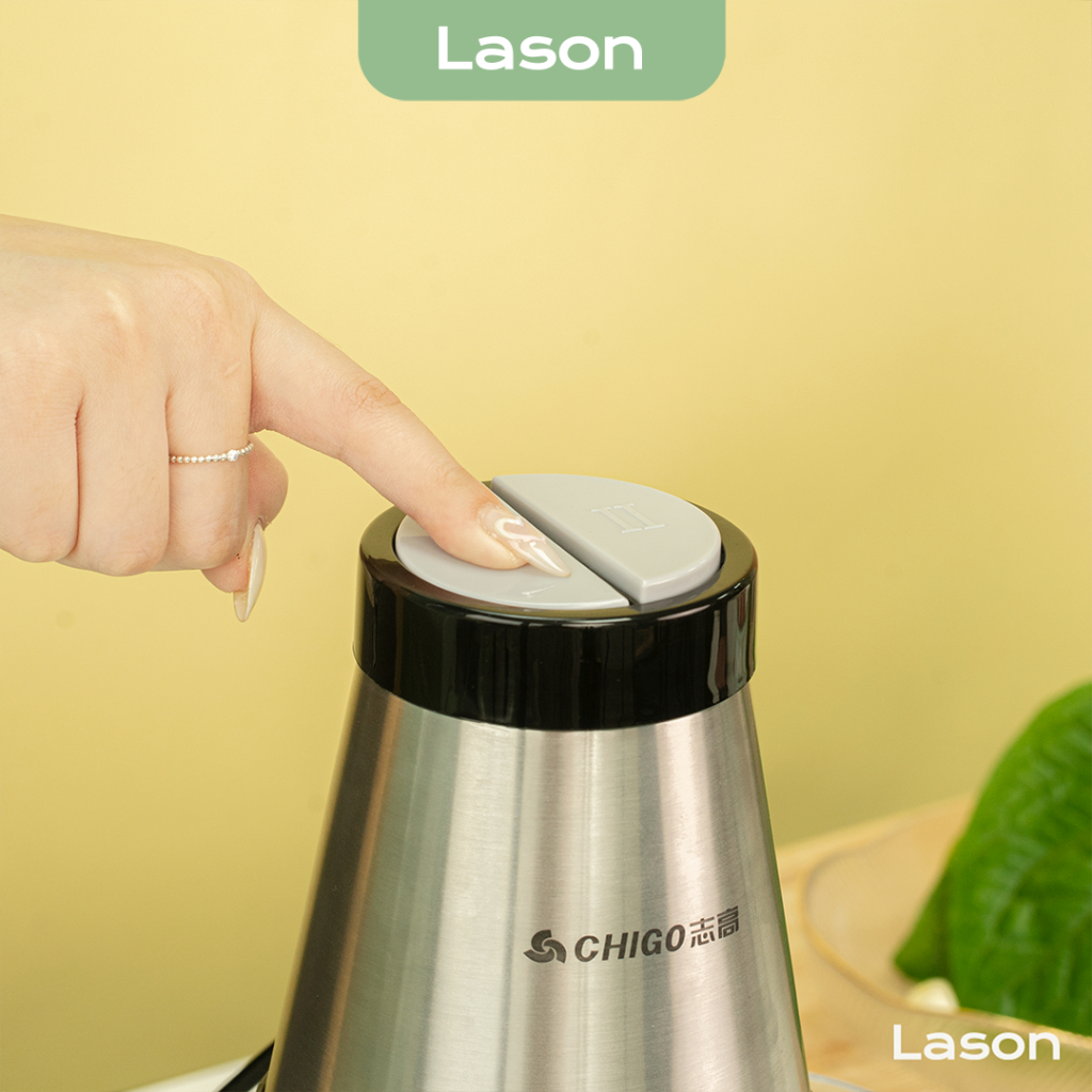 Máy xay thịt, máy xay đa năng Lason Chigo công suất 300W, 4 lưỡi dao sắc bén đa năng dùng cho gia đình GD09