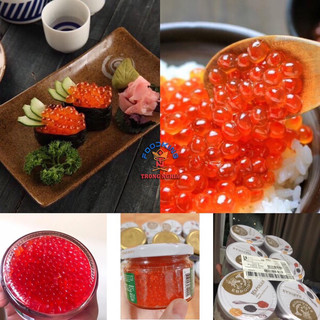 Trứng cá hồi Nga 220g (tặng kèm wasabi, nước tương  ăn kèm)
