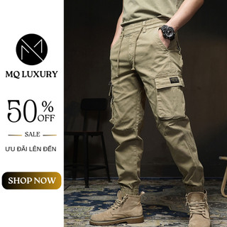 Quần Jogger Kaki - JG3 Quần Jogger Túi Hôp Ống Bo Chun Kiểu Dáng Trẻ Trung Năng Động MQ LUXURY 79