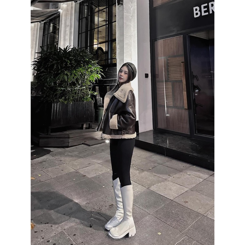 Áo Khoác ZR Lót Lông Fom Rộng QCCC