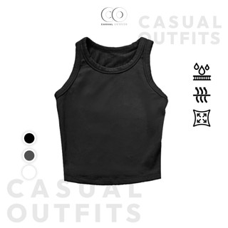  Áo ba lỗ croptop nữ Andar chất thun gân co giãn cực tốt - 3 Màu