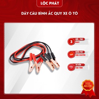 Dây câu bình ắc quy ô tô,dây nạp ắc quy ô tô xe máy, chất lượng cao tải 500A