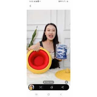 giỏ ủ ấm trà xanh đan tay thủ công