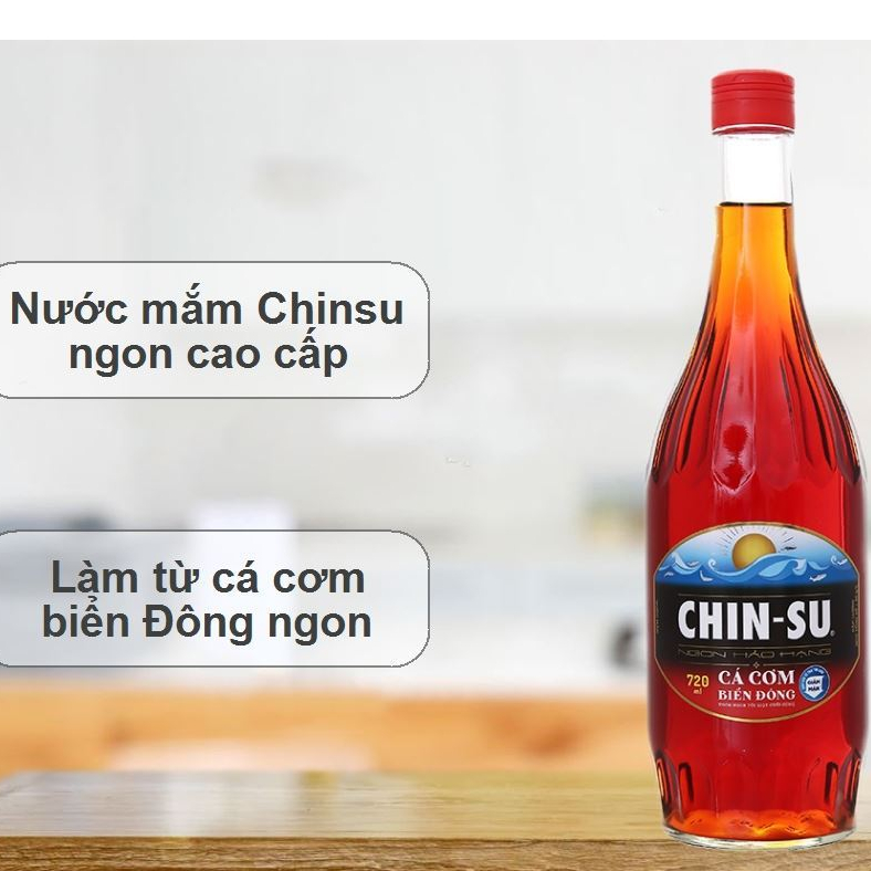 Chai nước mắm Chinsu cá cơm Biển Đông đậm vị 720ml - Bách hóa Bách Phúc Đà Nẵng
