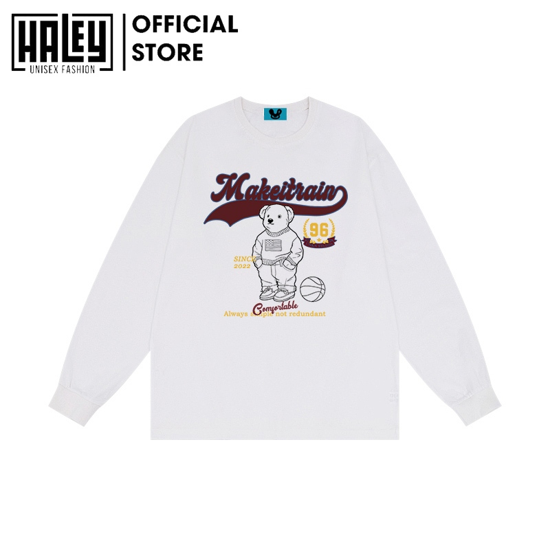 Áo Sweater Unisex Nam Nữ HALEY HD438 Dài Tay Form Rộng Phong Cách Trẻ Trung Năng Động Chất Vải Nỉ Bông Ấm Áp Mềm Mịn