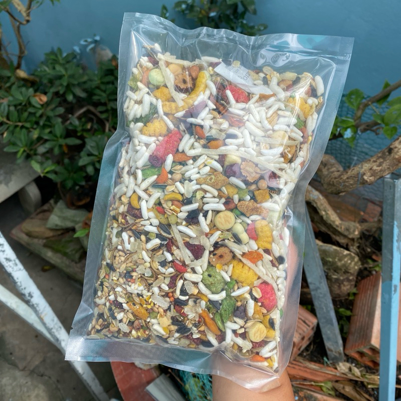 Thức ăn hamster 500gr Siêu Bổ, không cám cá-bánh chó