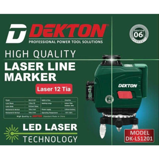  Máy Laze máy bắn cốt 12 tia xanh DEKTON DK-LS1201 New 2023  có Remote BH 12 Tháng chính hãng 