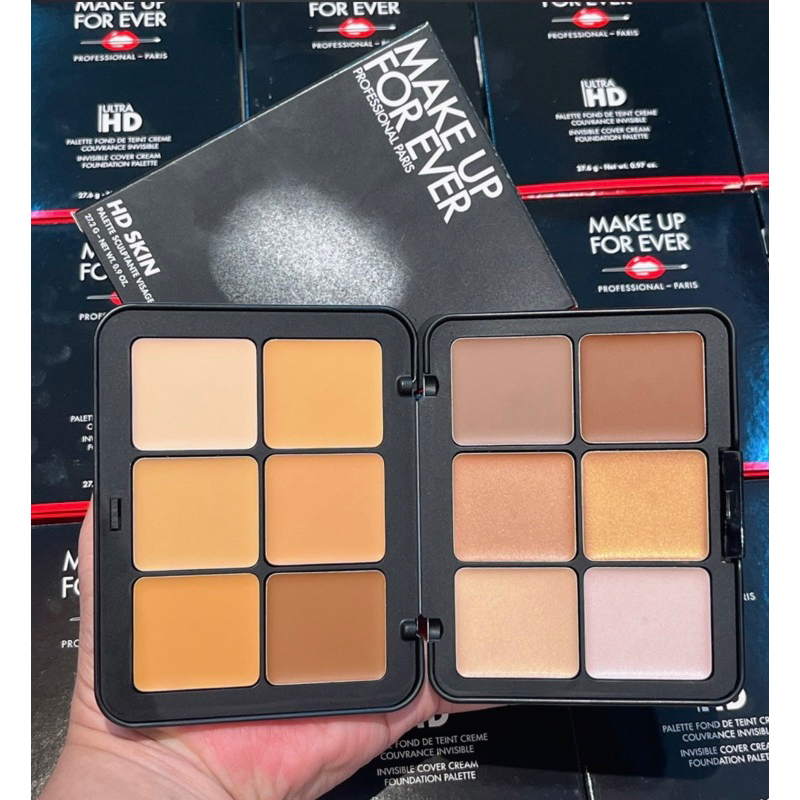 Bảng Má & Nền MUFE HD Skin 12ô