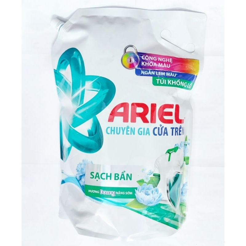 Nước giặt Ariel Chuyên gia cửa trên Sạch sâu hương Nắng mai túi 4.1kg