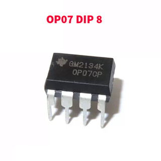 Ic chức năng opamp op07 chân cắm dip8