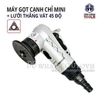 Máy gọt chỉ dùng hơi mini lưỡi thẳng vát 45 độ