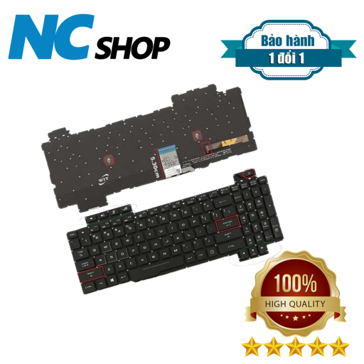 Bàn phím laptop Asus ROG Strix GL504 GL504G GL504GM GL504V GL504GS GL504GV (CÓ ĐÈN, BH 6TH)