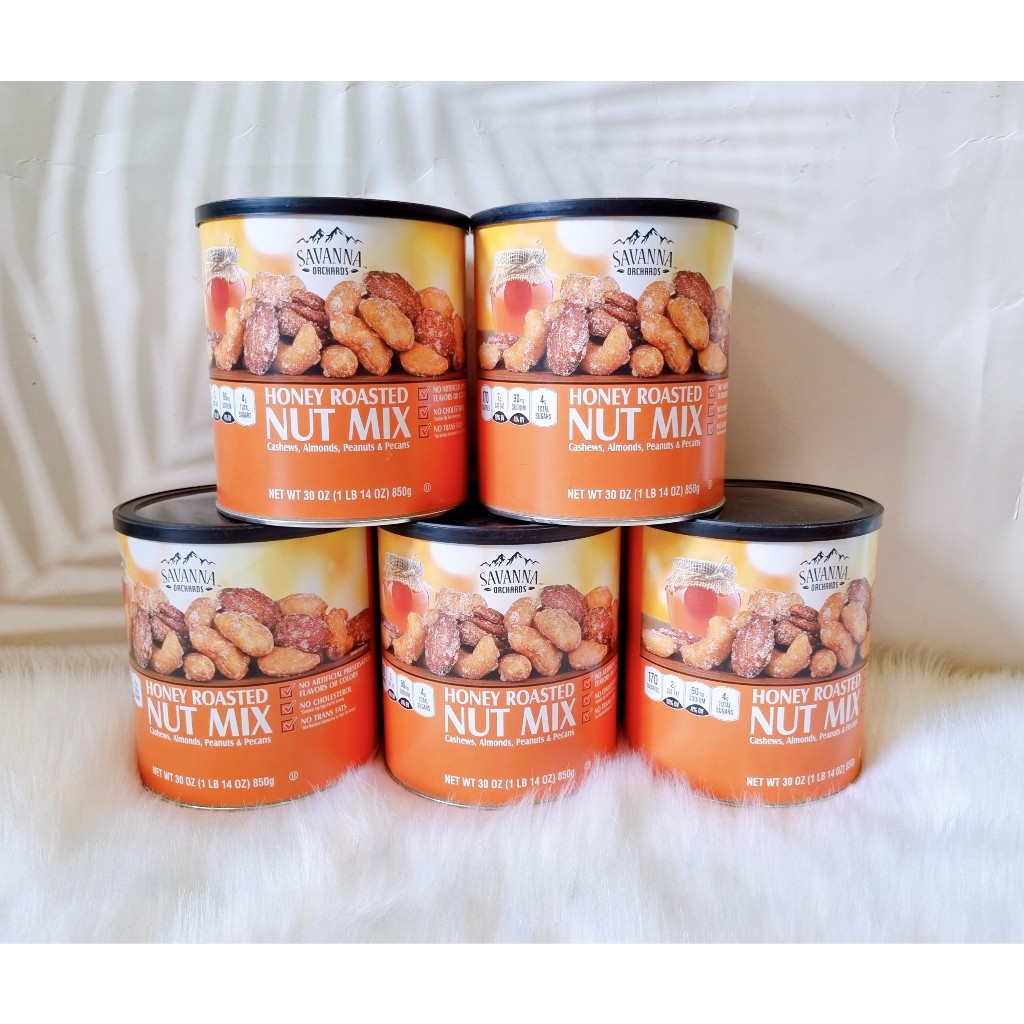 HẠT TỔNG HỢP SẤY KHÔ VỊ MẬT ONG SAVANNA 850gr.